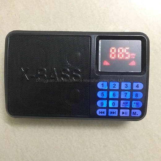 Mini Portable FM Radio USB SD Card Reader MP3 Player
