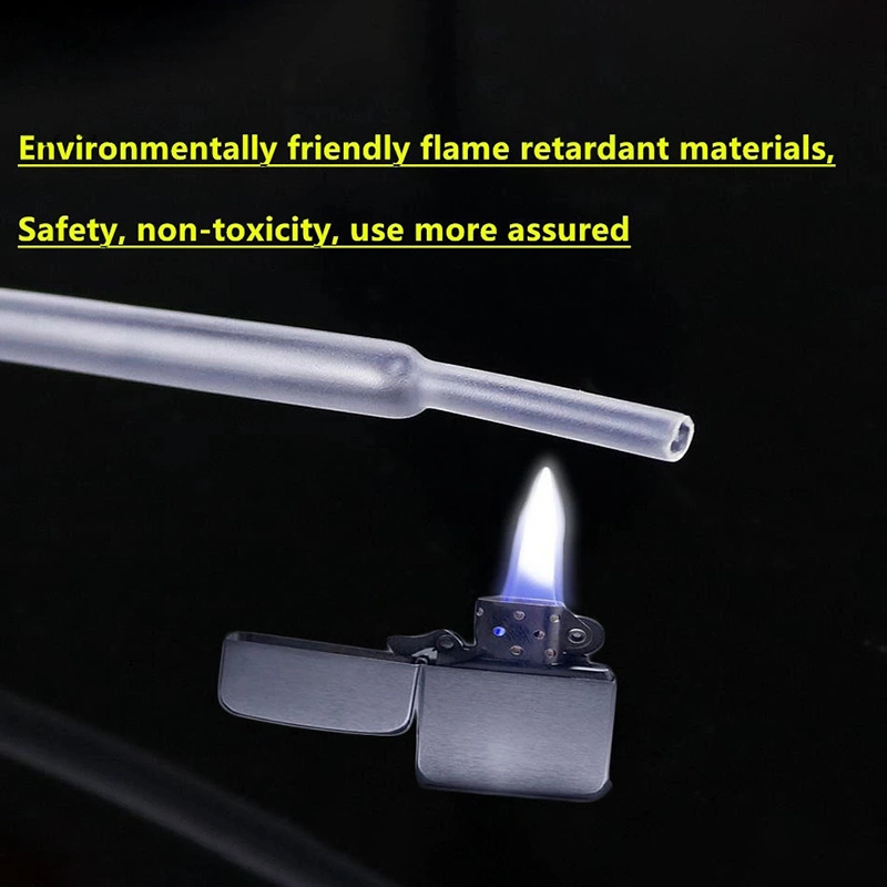 Flame Retardant Insulation Heat Shrink Tubing Transparent Clear PTFE Heat Shrink Tube