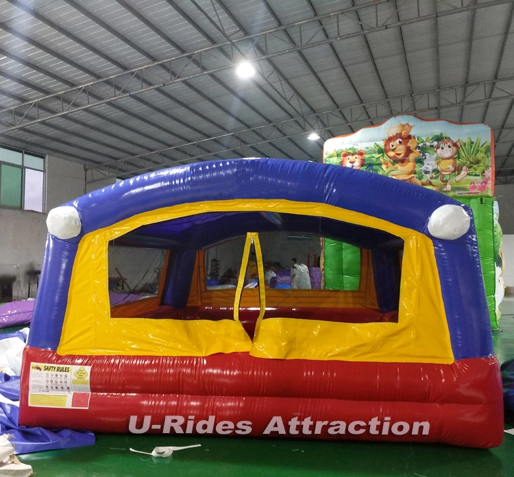 Inflatable ball pool with safety net / inflatable tent for foam balls