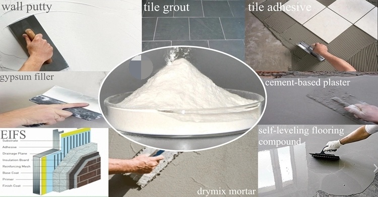 HPMC Used for Cement Based Tile Adhesive Hydroxypropyl Methyl Cellulose HPMC