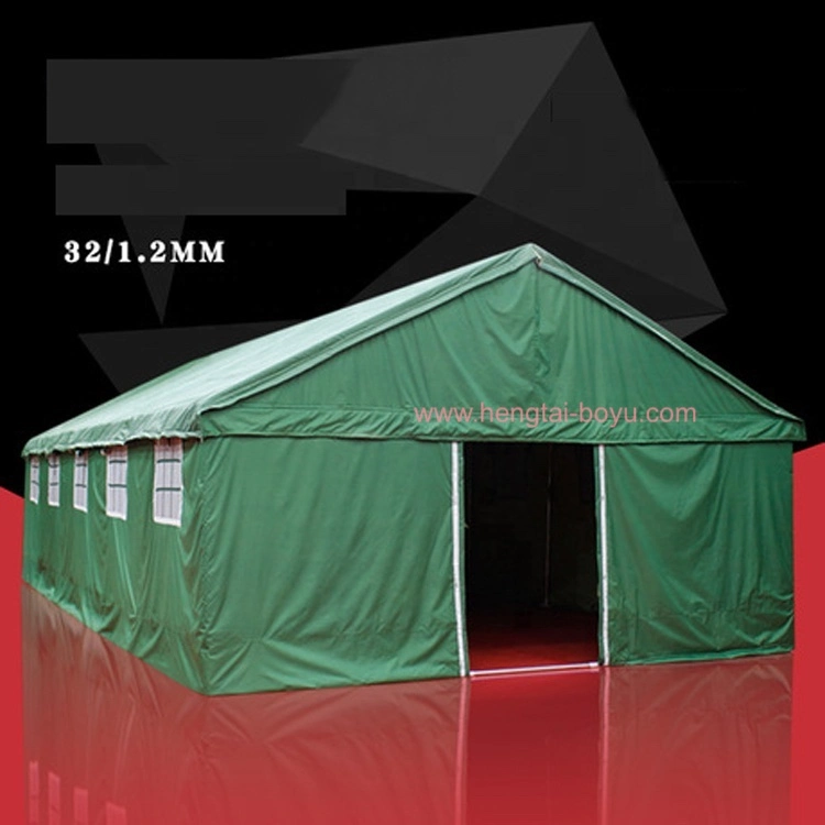 Canvas Fabric Cheap Military Style Permanent Canvas Safari Tents and Swag