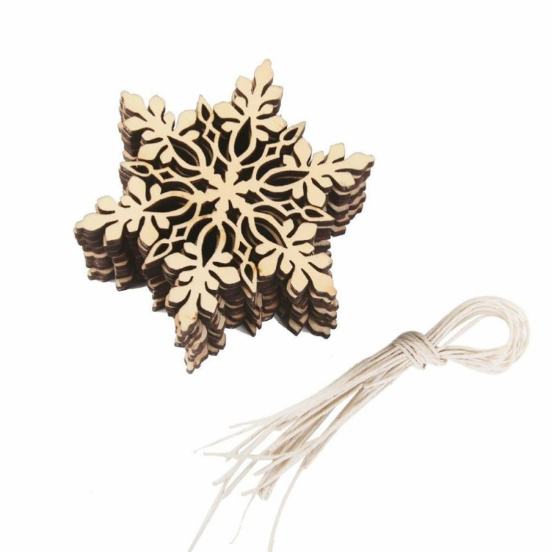 China Suppliers Laser Cut Custom Wooden Wholesale Christmas Ornament Suppliers