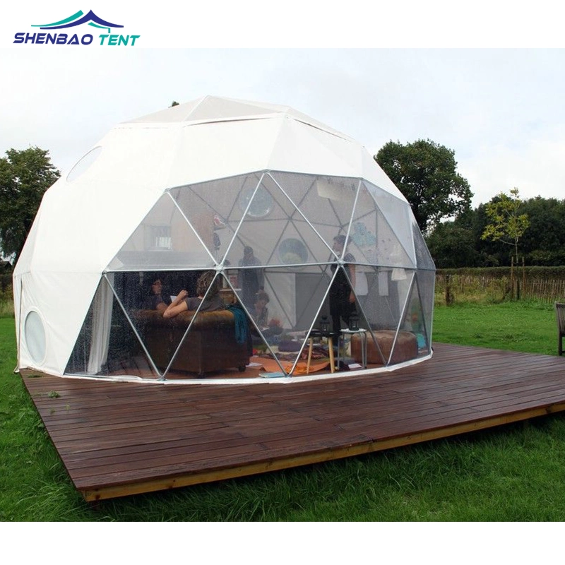 Outdoor Geodesic Dome Tent Glamping PVC Tent for Sale