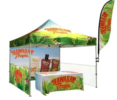 Wholesale Custom Logo Quick Pop up Trade Show Tent Waterproof Oxford Aluminum Frame Tent