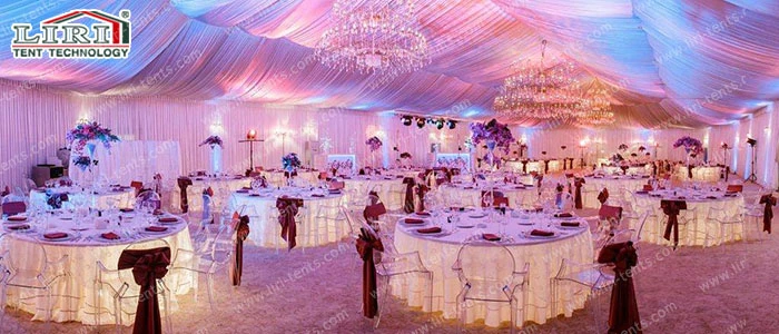 15X30m Luxury Tent for 500 Banquet Sitting for Wedding Party