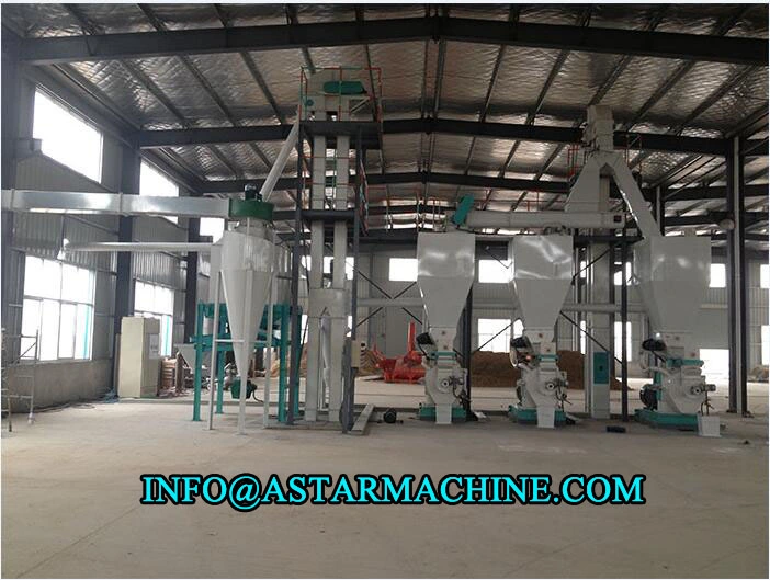 1t/H Automatic Grease Lubrication Rice Husk Pellet Making Machine