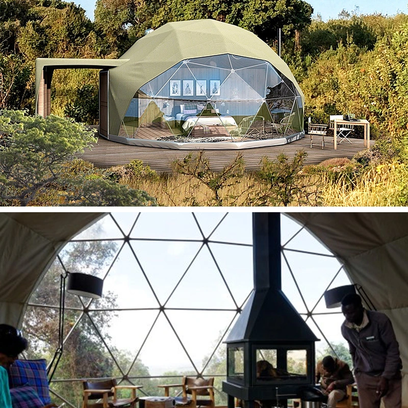 100% Quality Luxury Dome Tents Glamping House Tents for 2-6person