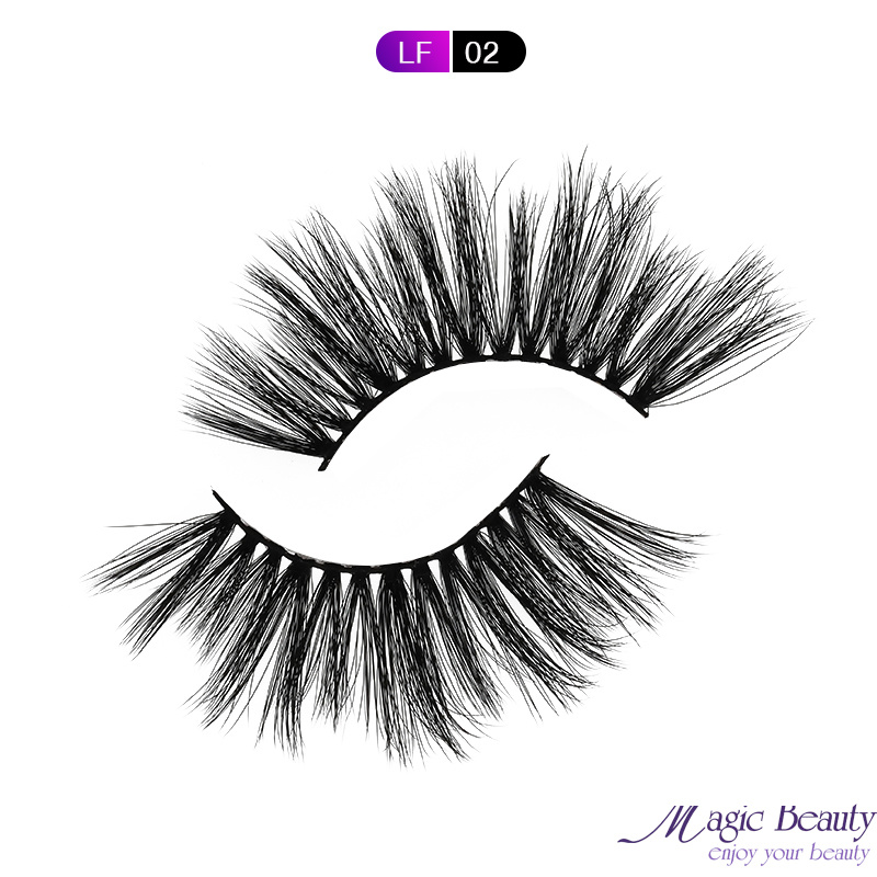 Best Selling Eyelashes Synthetic Silk Makeup Eyelash 25mm Faux Mink Eye Lashes with Cruelty Free