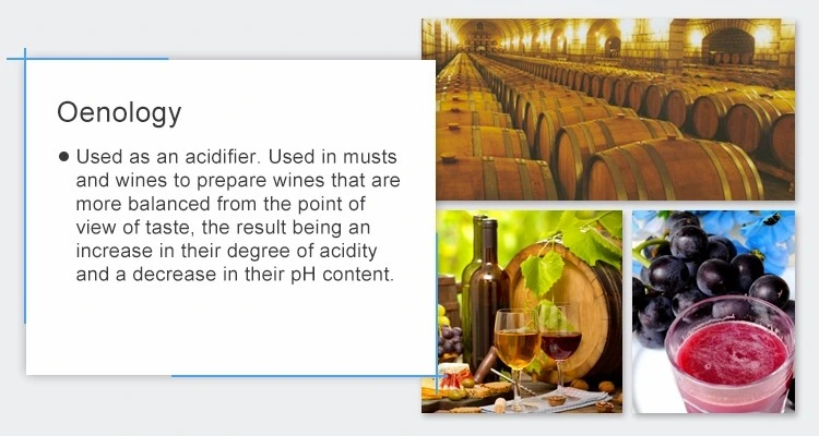 Supply High Quality Food Additive Antioxidants Tartaric Acid