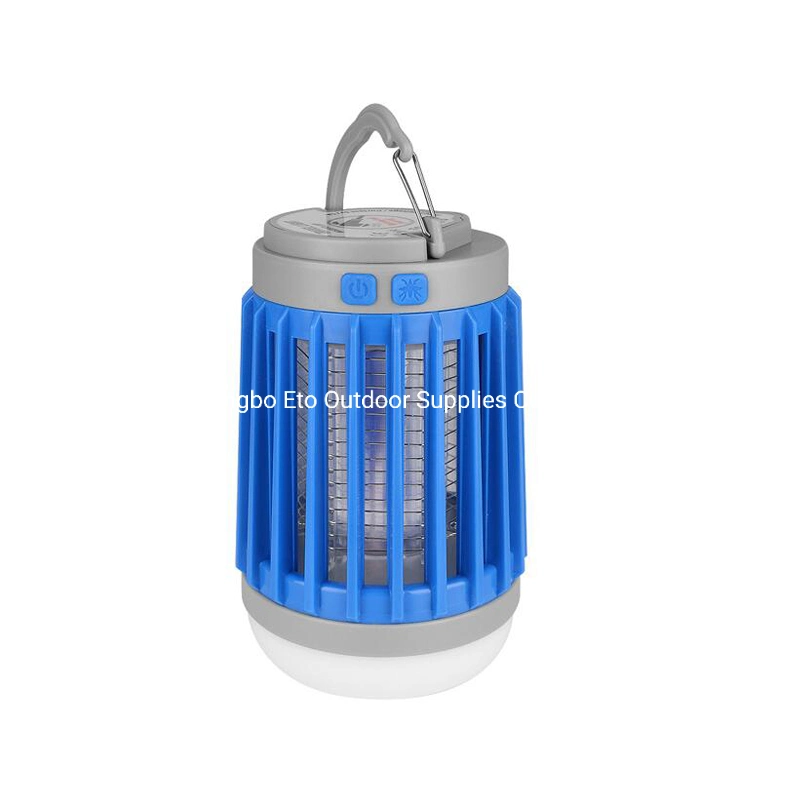 Waterproof Camping Tent Lantern Insect Mosquito Killer Bug Zapper Flashlight Emergency Light