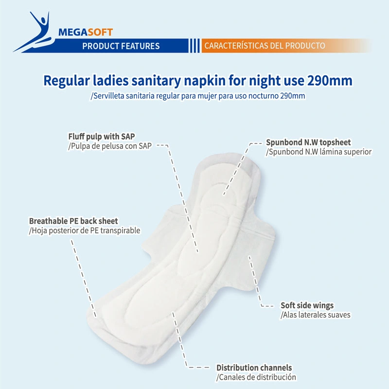 Regular Ladies Sanitary Napkin for Night Use