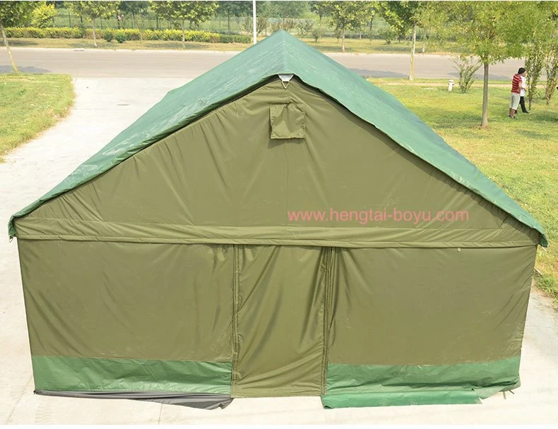 High Quality Outdoor Winter Army Green Canvas Tent Military Camping Tent