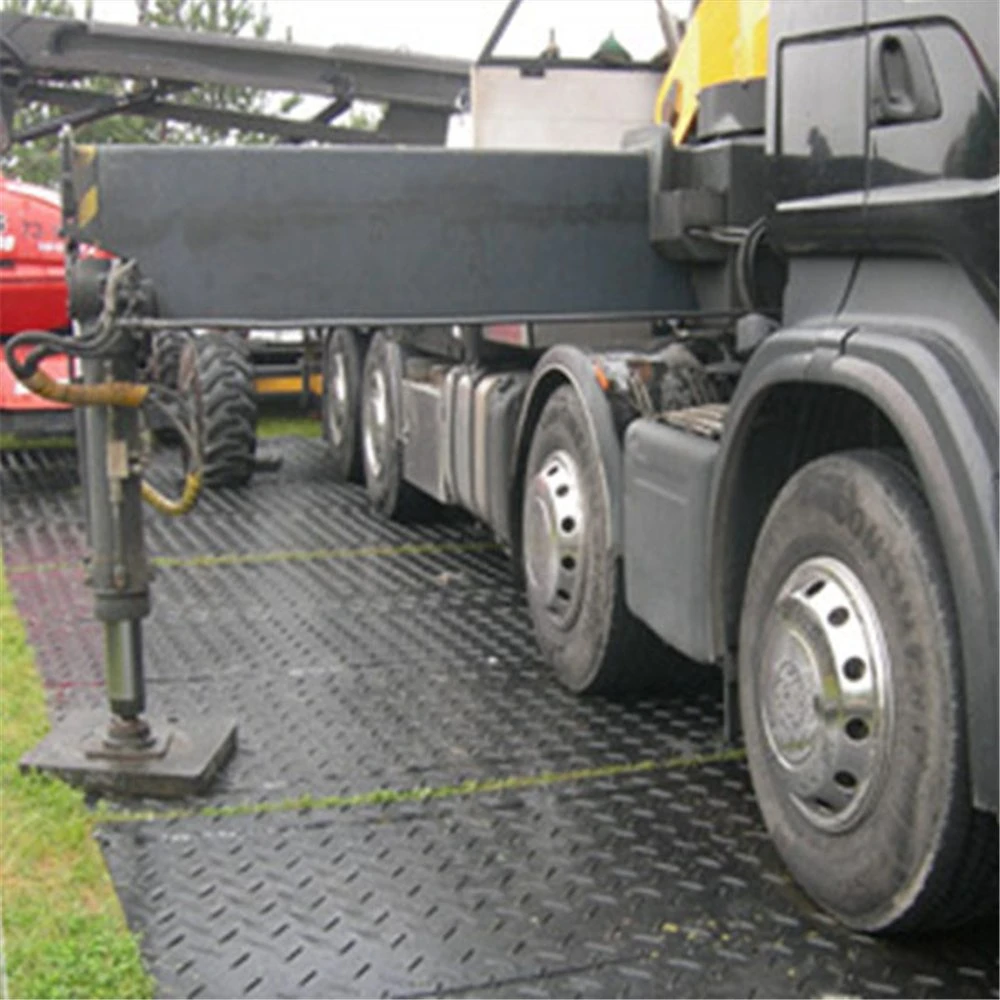 Mould-Presed and Extrusion Recycled UHMWPE HDPE Sheet Temporary Road Mats Driveway Road Mats