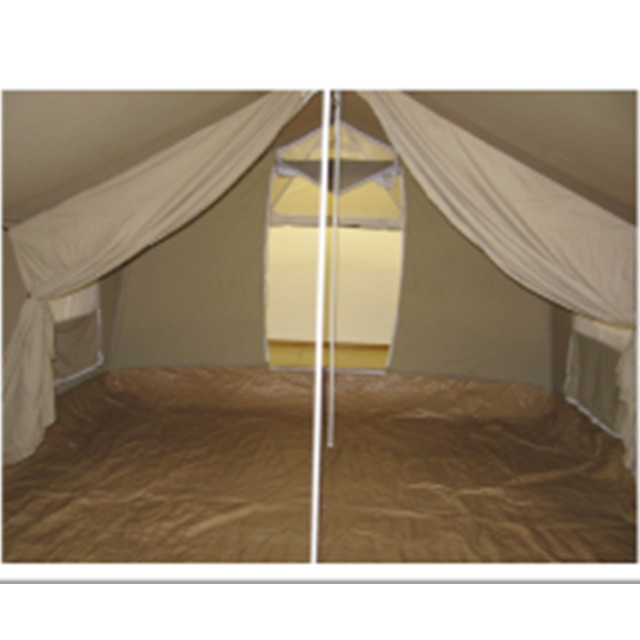 Un All Waether Family Tent 6*5m Double Layer Canvas Relief Tent