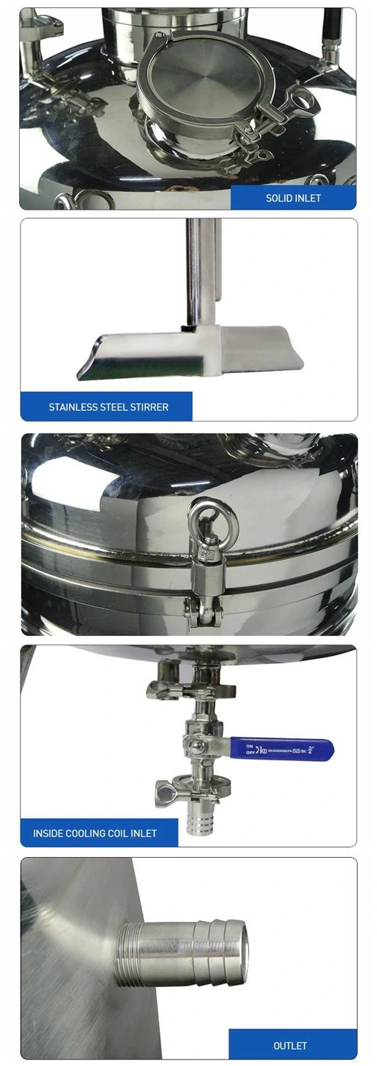 High Quality Stainless Steel Electric Heating Chemical Stainless Steel Reactor