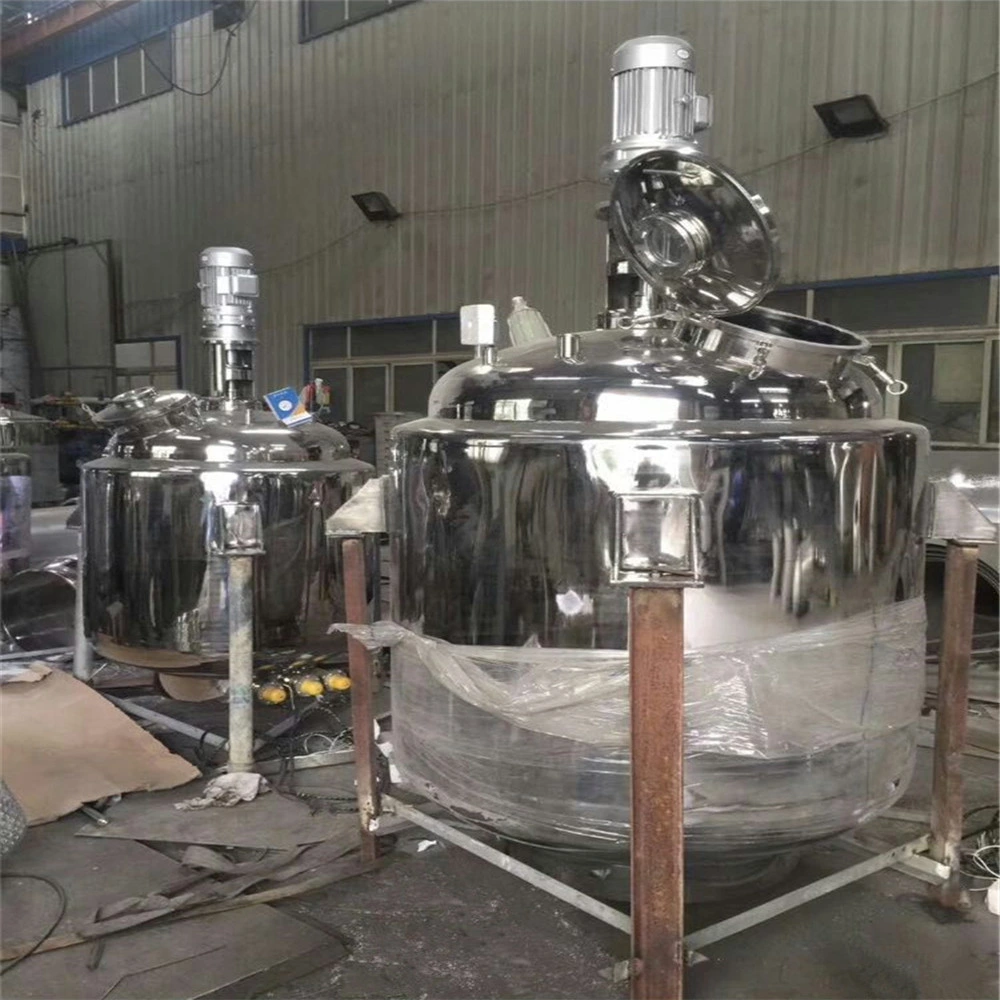 Steam Heating Water Cooling Heating Mixing Stainless Steel Tank