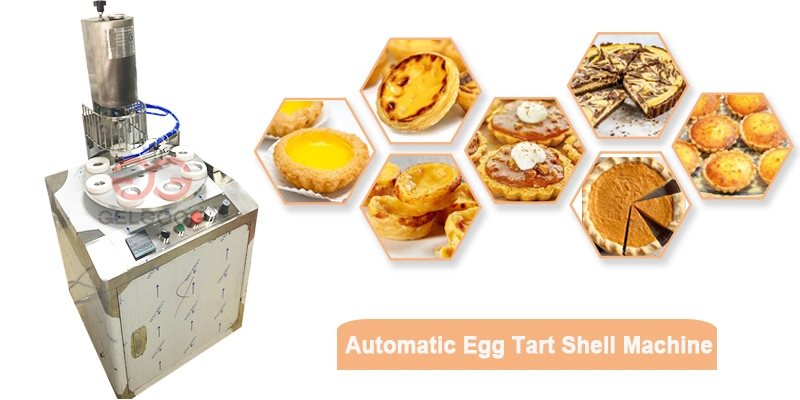 Automatic Forming Pine Apple Tart Making Egg Tart Mold Machine