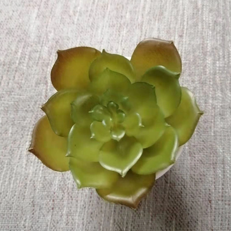 Green Artificial Succulents Plants Pots for Home Garden Decoration Wedding Plants