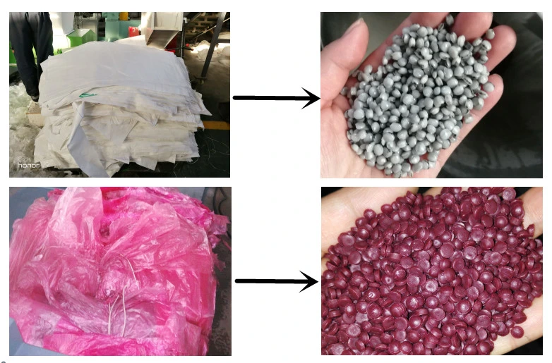 PP Plastic Recycling Pellet Equipment with Electromagnetic Heater