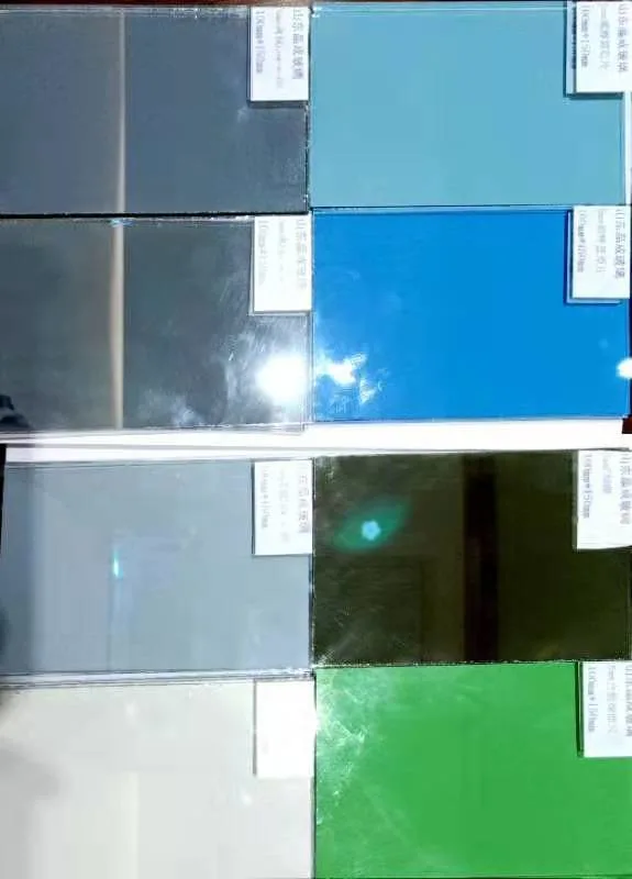 Milky White, Blue, White, Green, Black Toughened Laminated Glass Thickness 6.38-42.56 mm for Construction