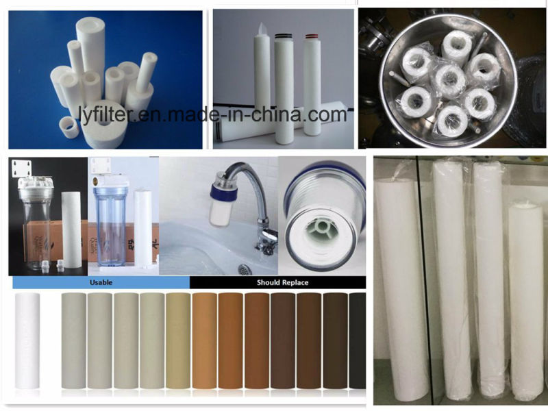 100% Polypropylene Fibers PP Spun Bonded Filter Cartridge