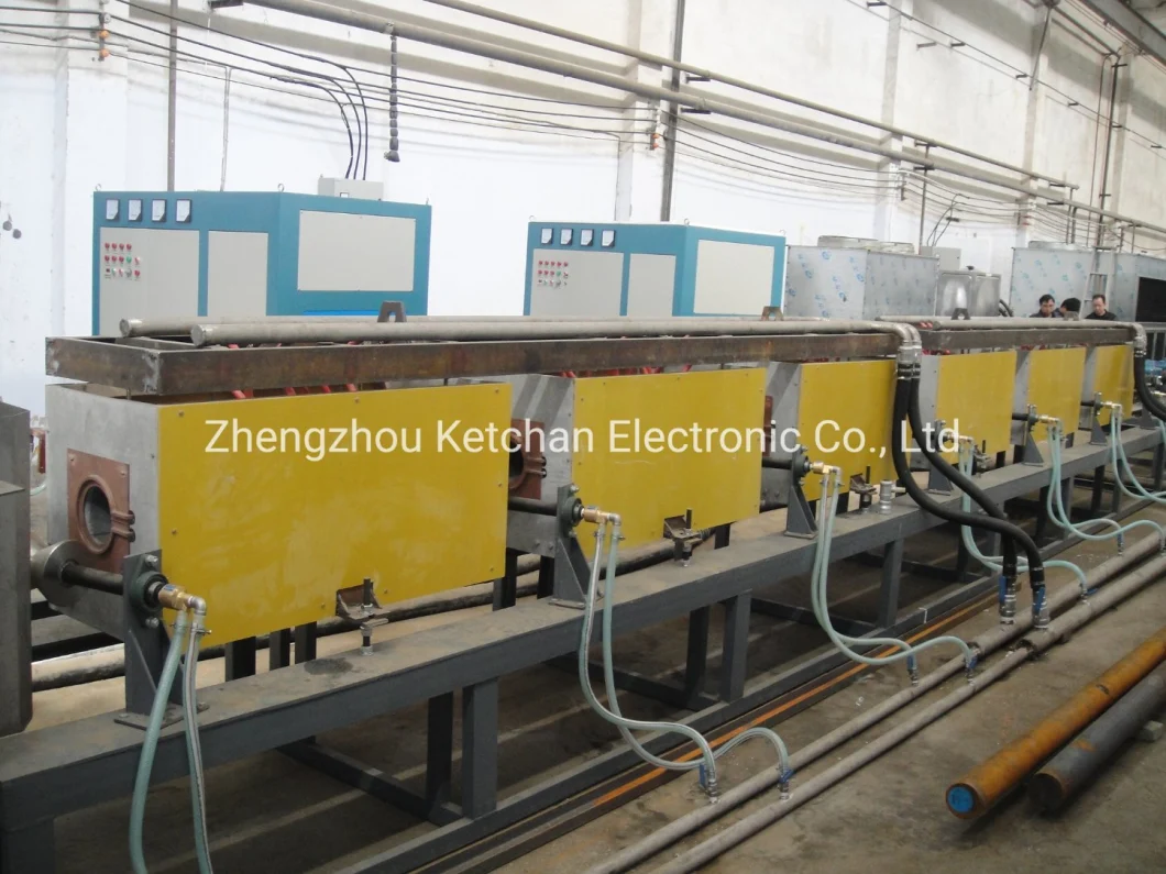 Medium Frequency Induction Hot Forging Furnace with Infrared Temperature Control System
