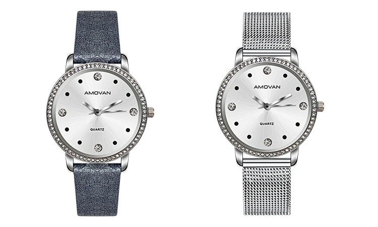 Best Birthday Gift Imitation Leather Strap Watches Luxury Ladies Wristwatch