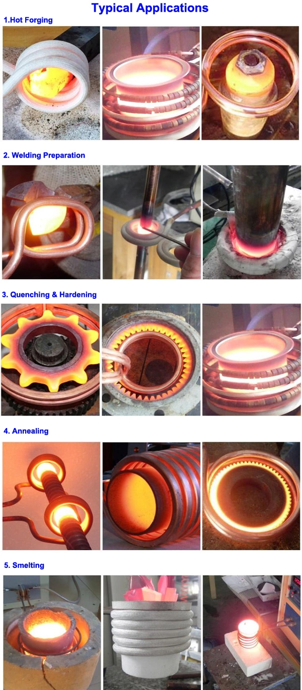 30kw 7-40kHz 300c Induction Heating Machine for Heat Quenching