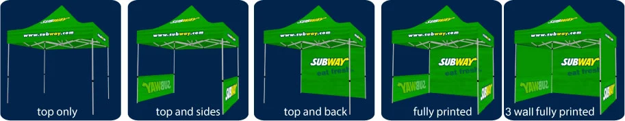 Wholesale Custom Logo Quick Pop up Trade Show Tent Waterproof Oxford Aluminum Frame Tent