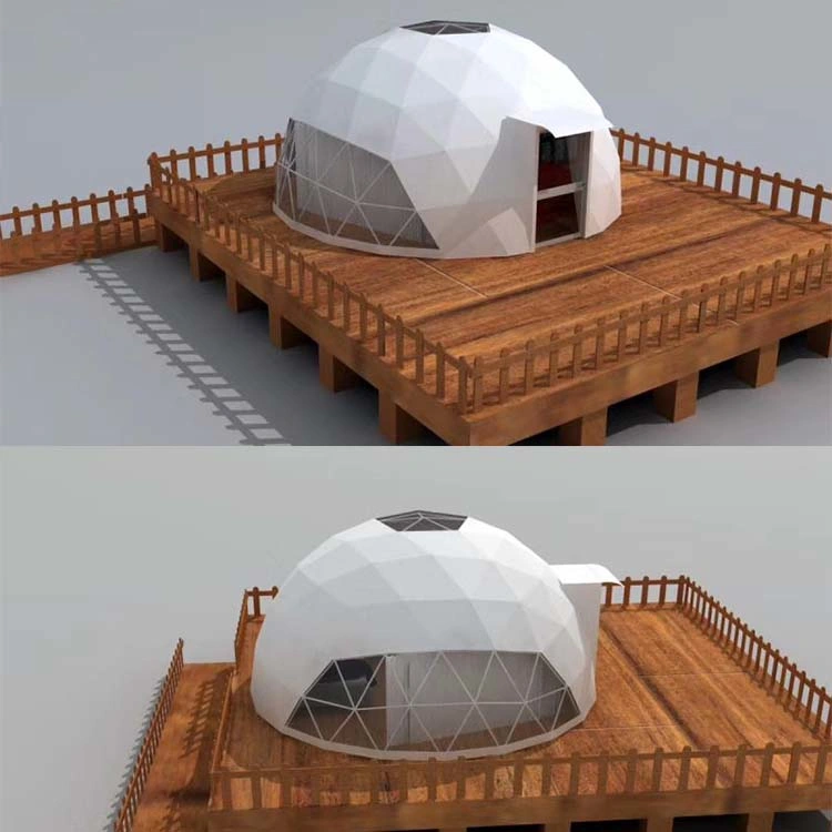Prefab Dome Outdoor Camping Tent Glamping with Air Conditioner