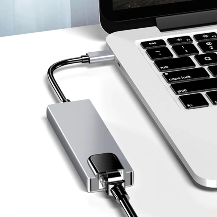 5 in 1 Multi laptop Desk USB 2.0 Type C 4K Pd Fast Charging 4 Port USB-C Electronic Hub Docking Station