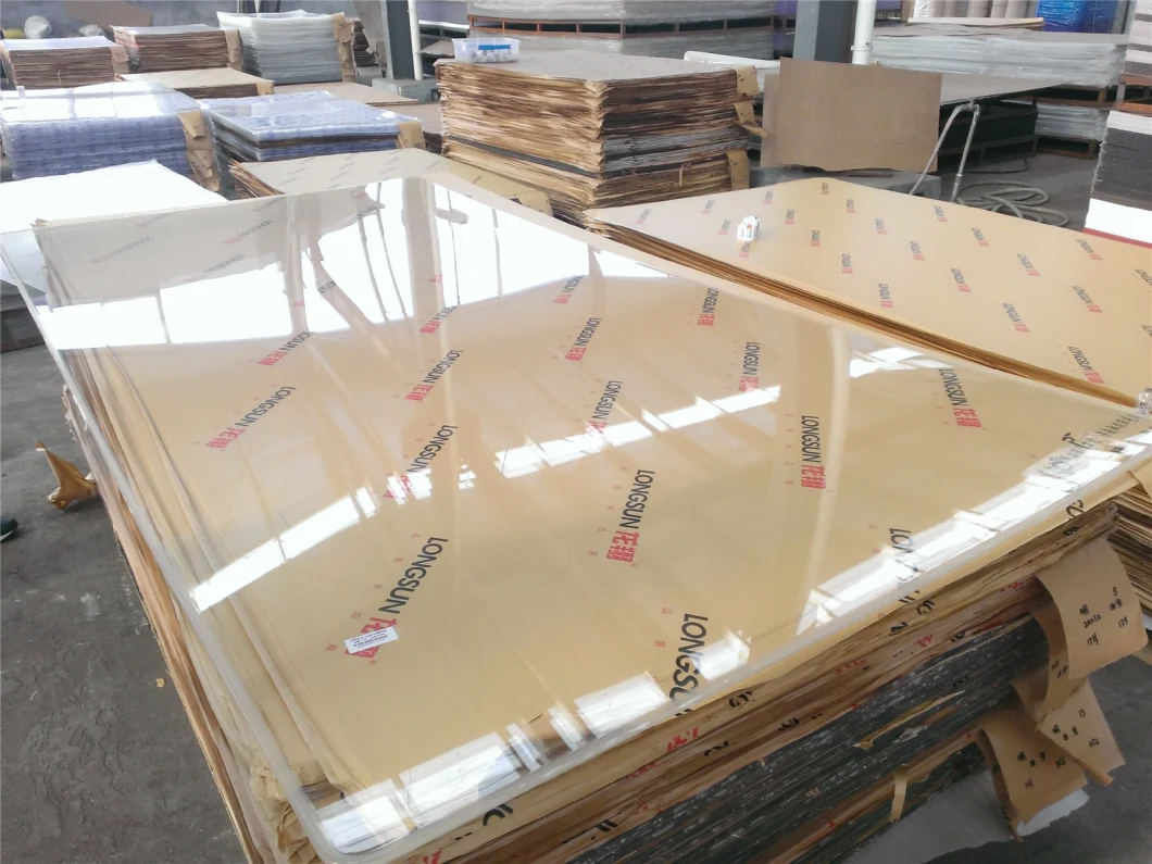 Laser Cutting Clear Cast Acrylic Sheet Transpatent Plexiglass for Advertising