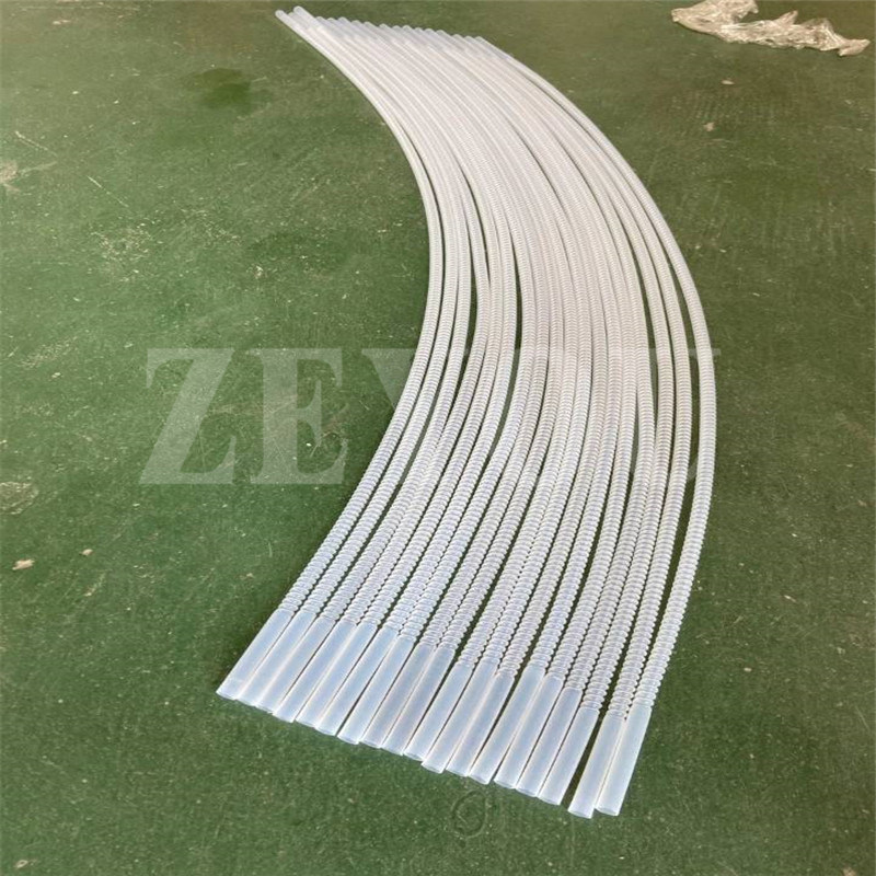 High Performance Clear PTFE FEP PFA Corrugated Flexible Pipe