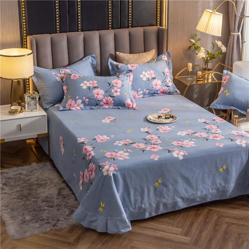 Luxury Sheet Set High Quality Soft Comfortable for California King Size Bedding Set
