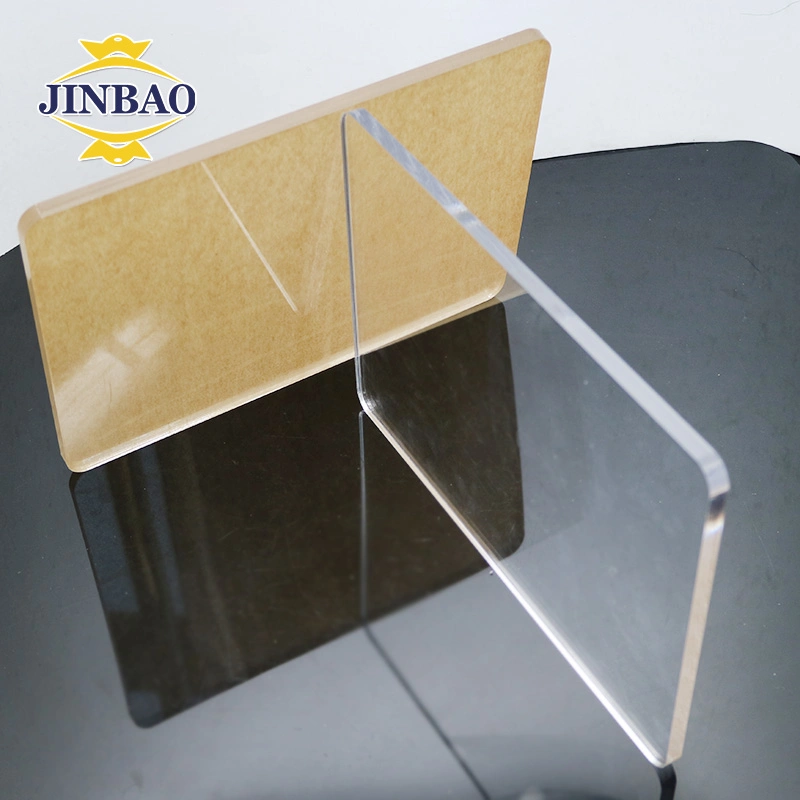 Jinbao 8X8 Plexiglass 12mm 18mm 22mm 30mm Iridescent Sheet Faux Optical Acrylic Thick Plexiglass Panels