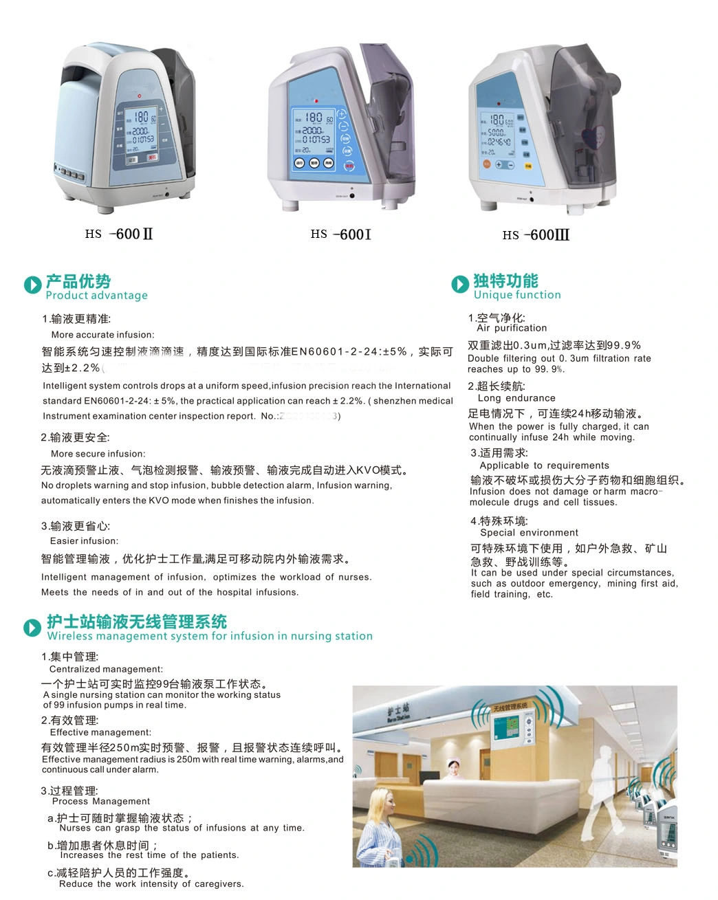 High Quality Battlefield, Disaster Relief Available FDA Ce Approved Automatic Air Infusion Pump Medical Machine