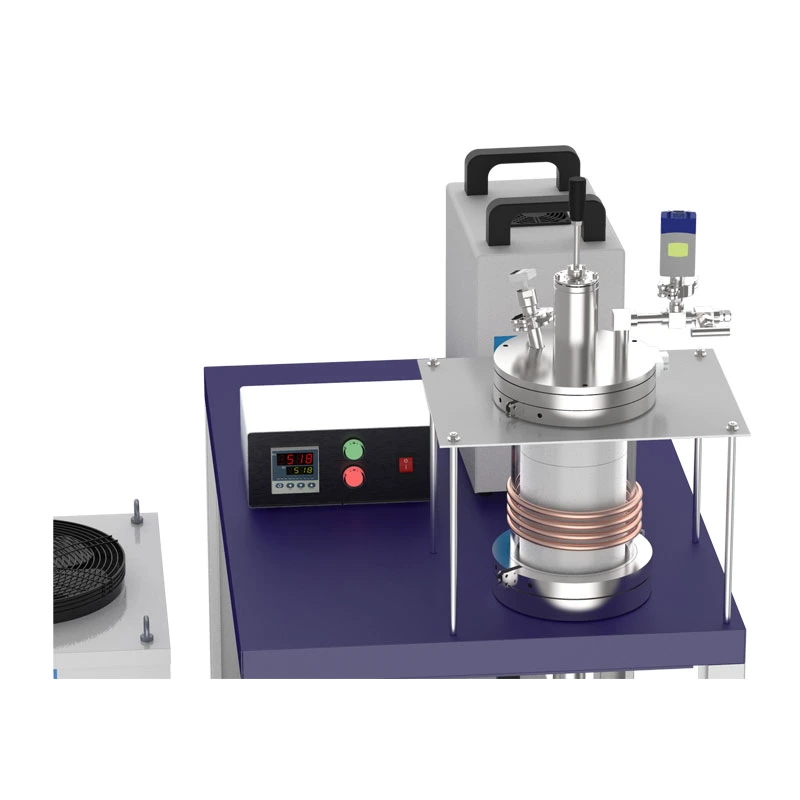 25kw Induction Heating System with 11 Quartz Tube & Temperature-Controller up to 1700c