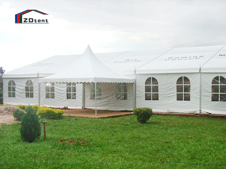100 People Movable Outdoor Stage Event Tent Clear Span Party Tent White
