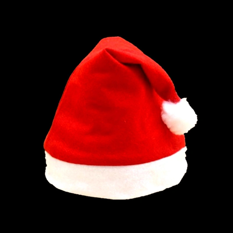 Santa Christmas Xmas Hat Cap Adult Children Holiday Party Decor Random Color