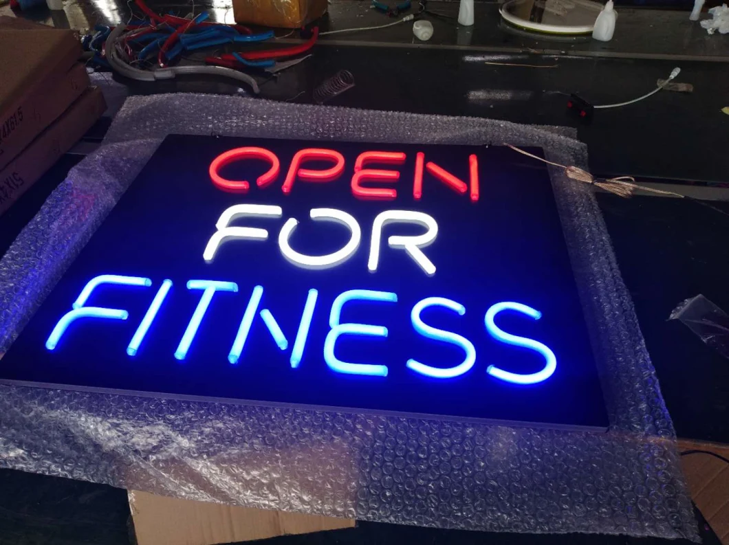 Advertising Neon Sign Acrylic Plate LED Light Indoor Decoration