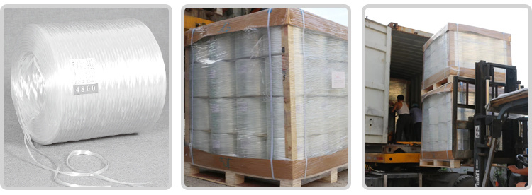 Factory Direct Supply Tex 2400/4800 Used for Reinforce for Gypsum Glass Fiber Gypsum Roving
