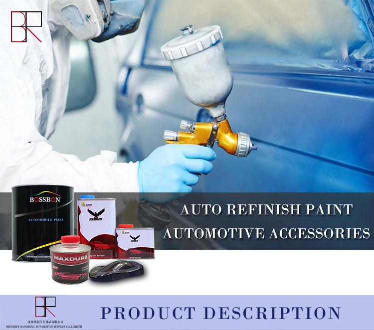Bangrong Automotive Paint 1K Metallic Car Paint for Auto Repair