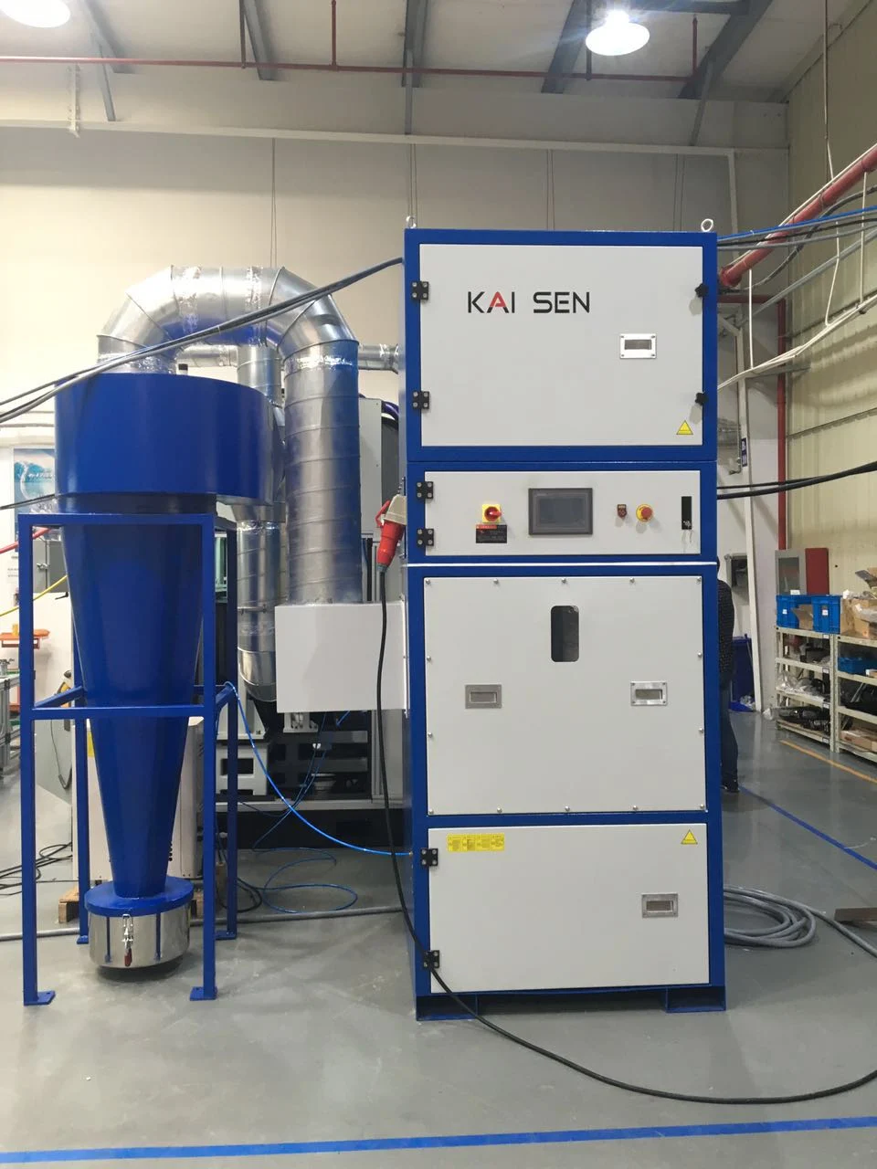 High-Efficiency Centralized Dust Cleaning System Ksdc-8604A Fume Extractor