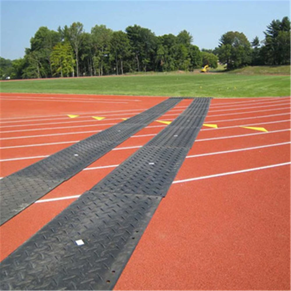 Mould-Presed and Extrusion Recycled UHMWPE HDPE Sheet Temporary Road Mats Driveway Road Mats