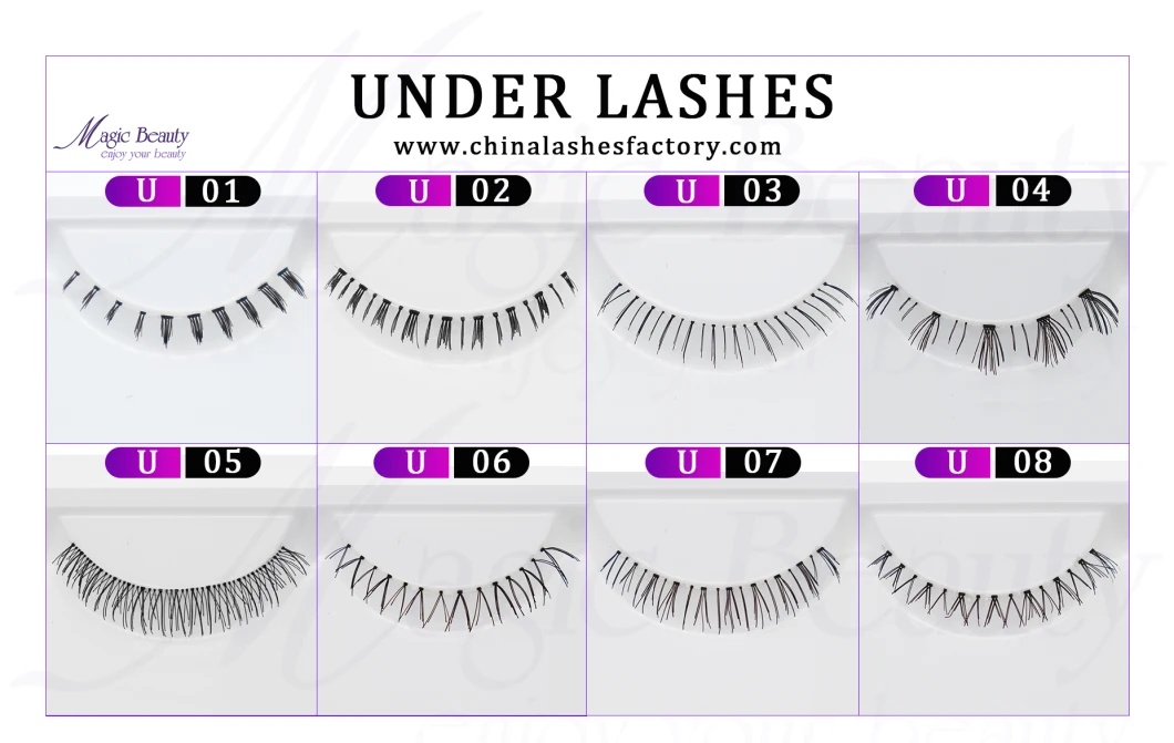 Cheap Price Cosmetic Under Eye Lashes Sets for Makeup Wearing