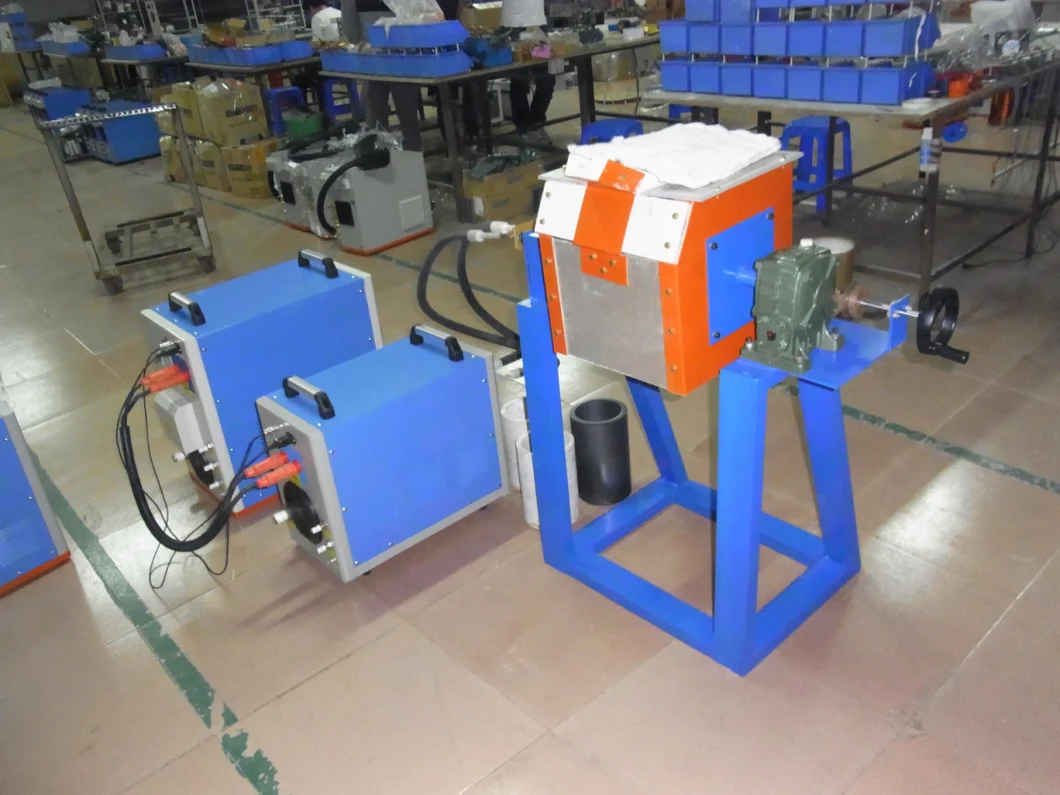 25kw Portable Mf Induction Heating Melting Furnace