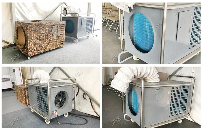 Ducted Outdoor Industrial Portable Air Conditioner for Military Tents Cooling