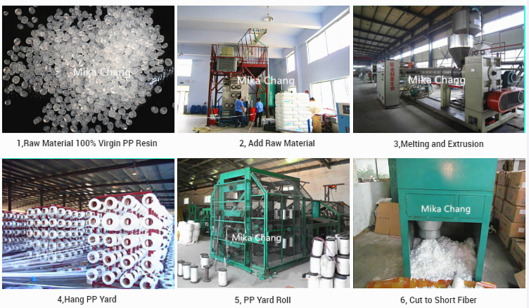 Engineering Fibre PP Fibrillated Fiber for Concrete