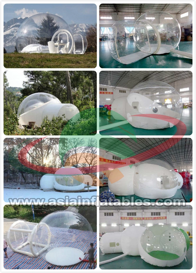Transparent Lighting PVC Snow Bubble Dome Tent for Holiday and Party Decorations