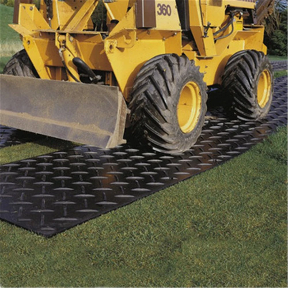 Mould-Presed and Extrusion Recycled UHMWPE HDPE Sheet Temporary Road Mats Driveway Road Mats